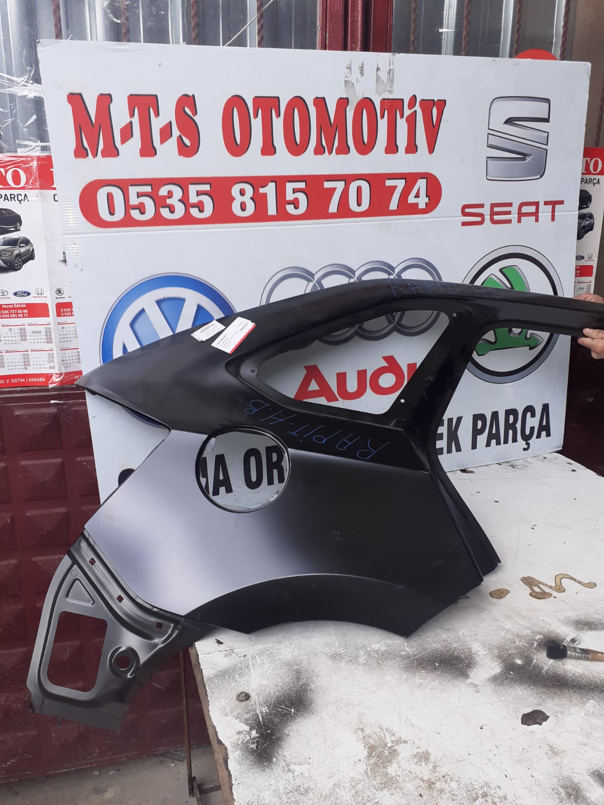 2012-2018 volkswagen polo sağ arka çamurluk